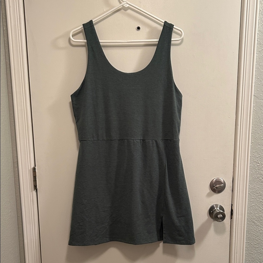 Chic Dark Sage green sporty Active Dress